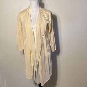 Anne Klein Cream Cardigan Size Large